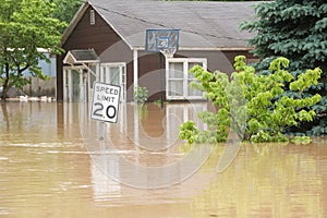 Flood waters photo