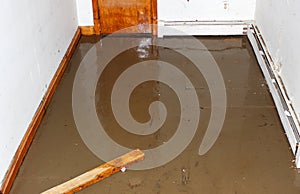 Flooded basement photo