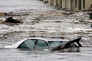 Flooded Car