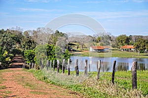 Flooded farm, Mato Grosso do Sul (Brazil)