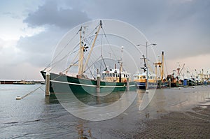 Flooded harbour