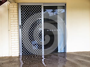 Flooded House through Door