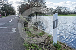 Flooded meadows in the Altmark