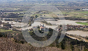 Flooded valley