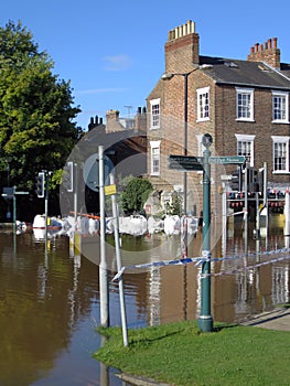 Flooded York City Street