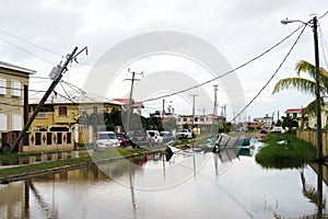 Flooding in belize
