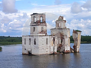 Flooding of the church