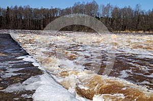 Flooding Dam