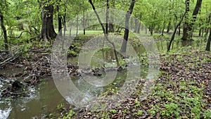 Flooding due to heavy spring rains in Oklahoma