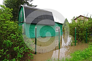 Flooding houses with rising