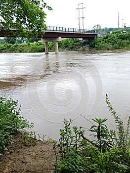 Flooding Meramec River Fenton Missouri