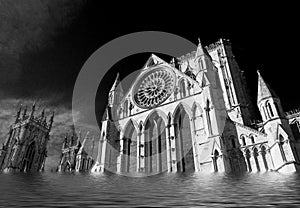 Flooding of York Minster