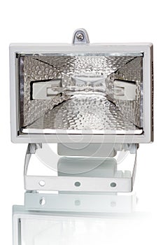 Floodlight with halogen lamp