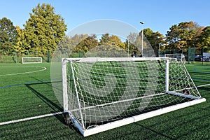 Floodlit all-weather artificial 5-a-side football pitch