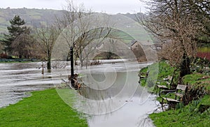 Floods, Llanrwst, North Wales