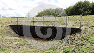 Floodwater outlet by River Rother photo