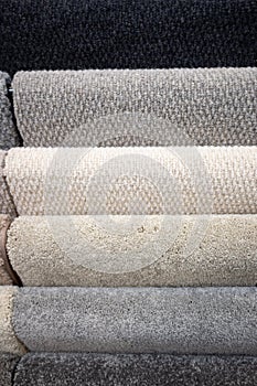Floor carpets samples.