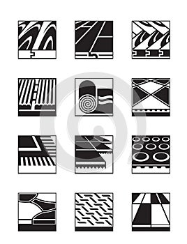 Floor coverings and cladding