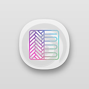 Floor heating system app icon