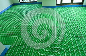 The floor heating system - home installation