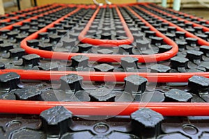 The floor heating system