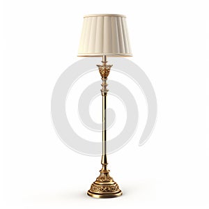 Floor Lamp Isolated On White Background