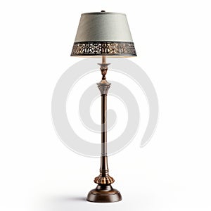 Floor Lamp Isolated On White Background