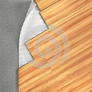 Floor layers. Laminate floor