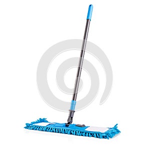 Floor mop isolated on white background.