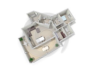 Floor plan 3d. Floor plan. Color floor plans 3d