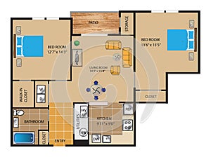 Floor Plan Design 3D