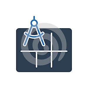 floor plan icon - apartment project icon