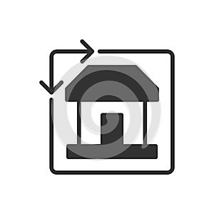Floor Plan Icon - Apartment Project Icon