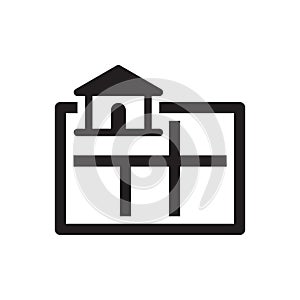 floor plan icon - apartment project icon