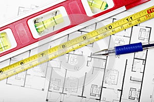 Floor plan and tools