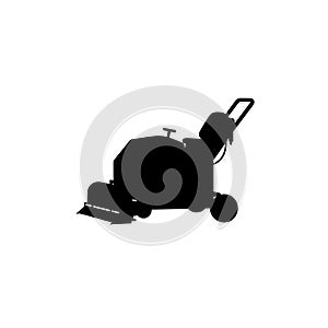 Floor Sander Machine Silhouette Icon