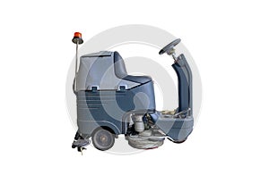 Floor Scrubber Dryer on warehouse, Scrubber drier for cleaning storage facilities
