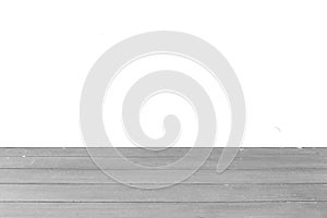 Floor and White painted concrete wall in vintage style texture and background seamless