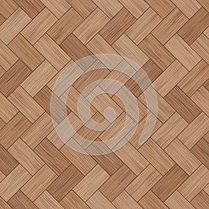 Floor wood parquet. Flooring wooden seamless pattern. Design laminate. Parquet rectangular tessellation. Floor tile parquetry plan