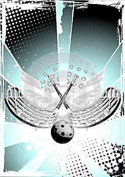 Floorball background photo