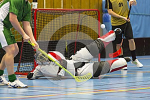 Floorball game