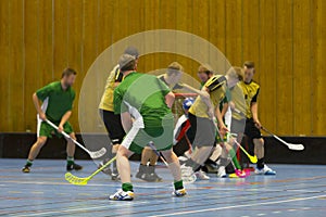 Floorball game