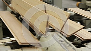 Floorboard Production In The Factory