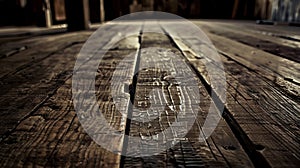 The floorboards creaked underfoot as if whispering tales of the saloons dark history to those who dared to listen.