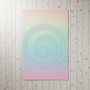 Floorboards are narrow with visible grain and knots adding a