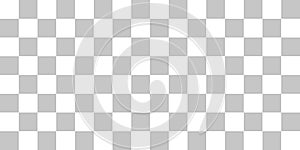 The flooring features a gray and white checkered pattern on a white background, creating symmetry through parallel