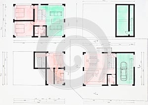 Floorplan of modern house