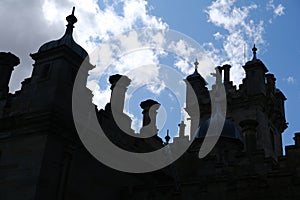 Floors Castle, in Roxburghshire, south-east Scotland