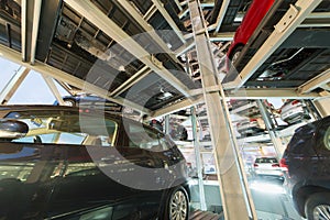 Floors of multi-story automatic car parking system