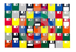 Floppy Disk Background All Fronts photo